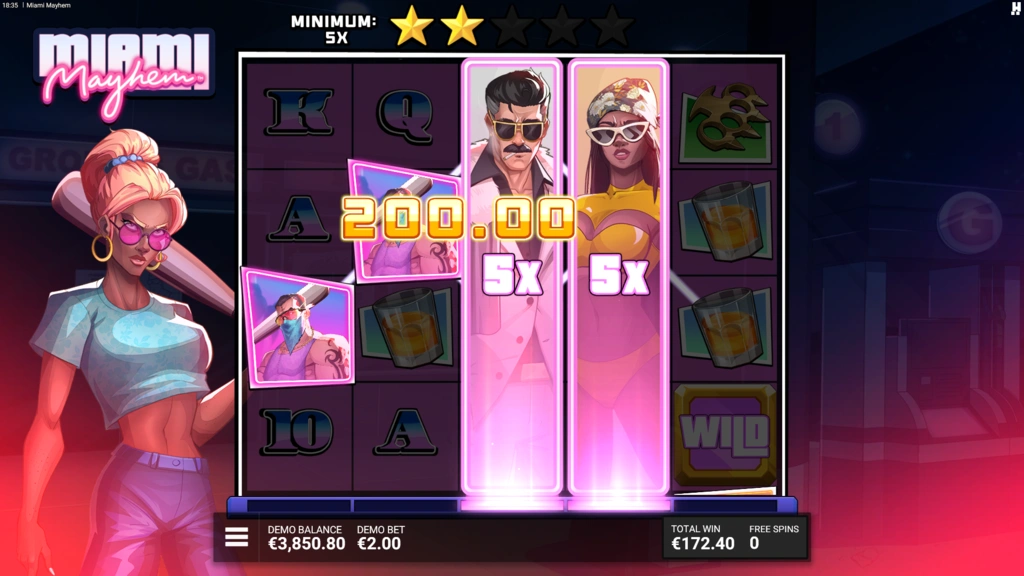 Miami Mayhem - Free Spins